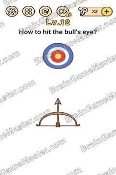 Answer Brain Boom How to hit the bull's eye? Level 12