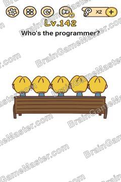 Answer Brain Boom Who's the programmer? Level 142