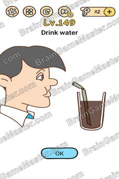 Answer Brain Boom Drink water Level 149