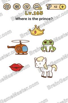 Answer Brain Boom Where is the prince? Level 165