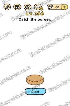 Answer Brain Boom Catch the burger Level 166