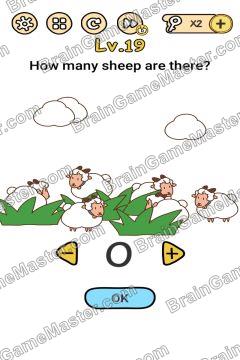 Answer Brain Boom How many sheep are there? Level 19
