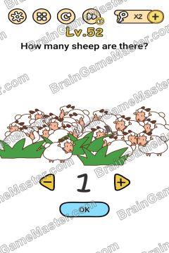 Answer Brain Boom How many sheep are there? Level 52
