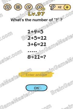 Answer Brain Boom What's the number of "?"? Level 97