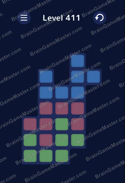 The answer to level 411, 412, 413, 414, 415, 416, 417, 418, 419 and 420 game is Brain Bricks