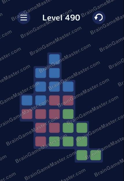The answer to level 481, 482, 483, 484, 485, 486, 487, 488, 489 and 490 game is Brain Bricks
