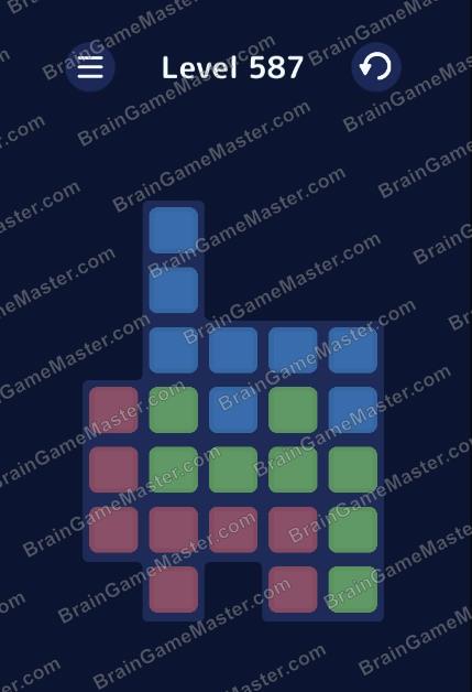 The answer to level 581, 582, 583, 584, 585, 586, 587, 588, 589 and 590 game is Brain Bricks