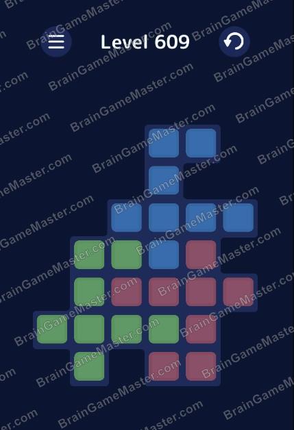 The answer to level 601, 602, 603, 604, 605, 606, 607, 608, 609 and 610 game is Brain Bricks