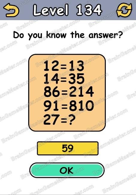 The answer to level 131, 132, 133, 134, 135, 136, 137, 138, 139 and 140 is Brain Crack