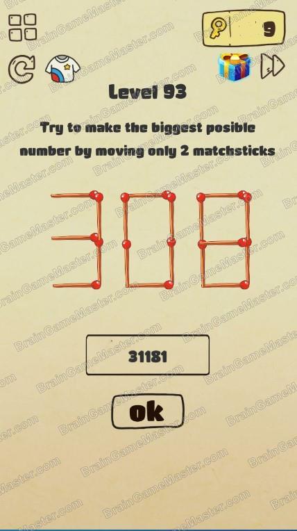 The answer to level 91, 92, 93, 94, 95, 96, 97, 98, 99, and 100 is Brain Crazy: IQ Challenge Puzzle