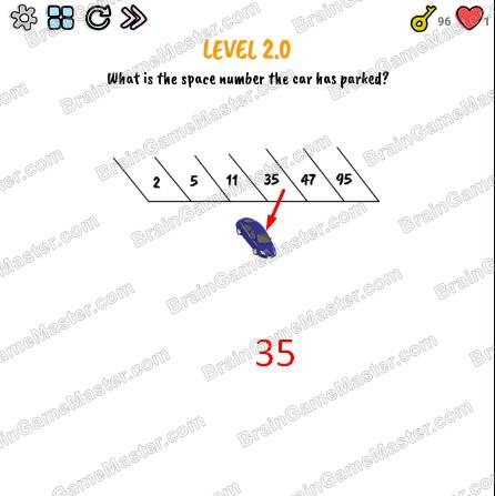 The answer to level 2.0, 2.1, 2.2, 2.3, 2.4, 2.5, 2.6, 2.7, 2.8 and 2.9 is Brain Quiz - Test Your Brain
