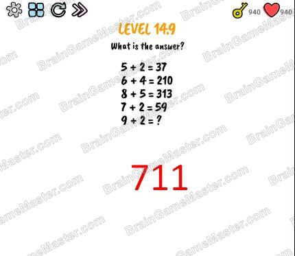 The answer to level 14.0, 14.1, 14.2, 14.3, 14.4, 14.5, 14.6, 14.7, 14.8 and 14.9 is Brain Quiz - Test Your Brain