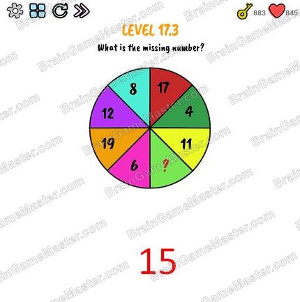 The answer to level 17.0, 17.1, 17.2, 17.3, 17.4, 17.5, 17.6, 17.7, 17.8 and 17.9 is Brain Quiz - Test Your Brain