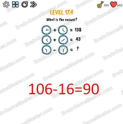 The answer to level 17.0, 17.1, 17.2, 17.3, 17.4, 17.5, 17.6, 17.7, 17.8 and 17.9 is Brain Quiz - Test Your Brain