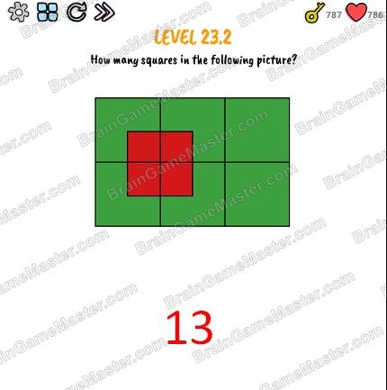 The answer to level 23.0, 23.1, 23.2, 23.3, 23.4, 23.5, 23.6, 23.7, 23.8 and 23.9 is Brain Quiz - Test Your Brain