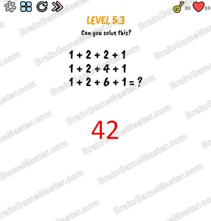 The answer to level 5.0, 5.1, 5.2, 5.3, 5.4, 5.5, 5.6, 5.7, 5.8 and 5.9 is Brain Quiz - Test Your Brain