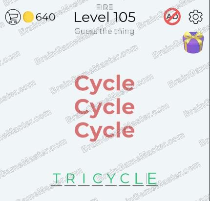 The answer to level 101, 102, 103, 104, 105, 106, 107, 108, 109 and 110 game is Dingbats - Word Trivia