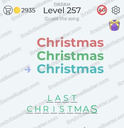The answer to level 251, 252, 253, 254, 255, 256, 257, 258, 259 and 260 game is Dingbats - Word Trivia