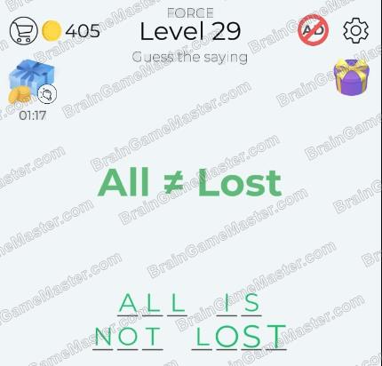 The answer to level 21, 22, 23, 24, 25, 26, 27, 28, 29 and 30 game is Dingbats - Word Trivia