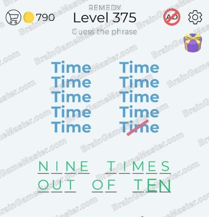 The answer to level 371, 372, 373, 374, 375, 376, 377, 378, 379 and 380 game is Dingbats - Word Trivia