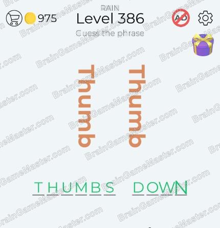 The answer to level 381, 382, 383, 384, 385, 386, 387, 388, 389 and 390 game is Dingbats - Word Trivia
