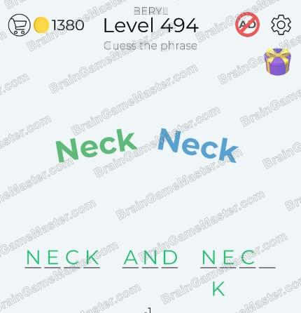 The answer to level 491, 492, 493, 494, 495, 496, 497, 498, 499 and 500 game is Dingbats - Word Trivia
