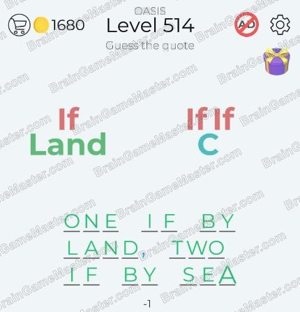 The answer to level 511, 512, 513, 514, 515, 516, 517, 518, 519 and 520 game is Dingbats - Word Trivia