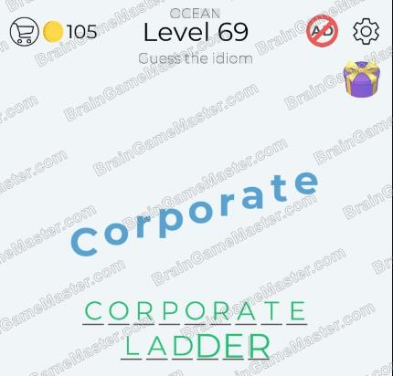 The answer to level 61, 62, 63, 64, 65, 66, 67, 68, 69 and 70 game is Dingbats - Word Trivia