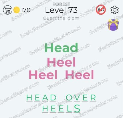 The answer to level 71, 72, 73, 74, 75, 76, 77, 78, 79 and 80 game is Dingbats - Word Trivia