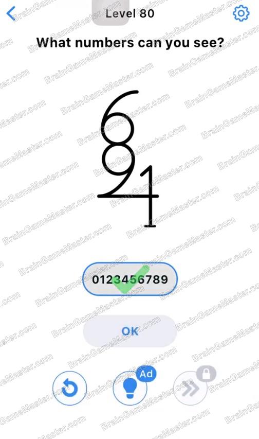 The answer to level 71, 72, 73, 74, 75, 76, 77, 78, 79, and 80 is Easy Game – Brain Test