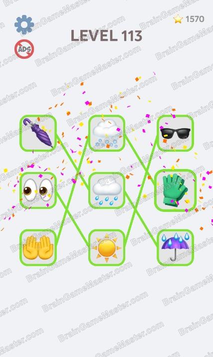 The answer to level 111, 112, 113, 114, 115, 116, 117, 118, 119, and 120 is Emoji Puzzle!