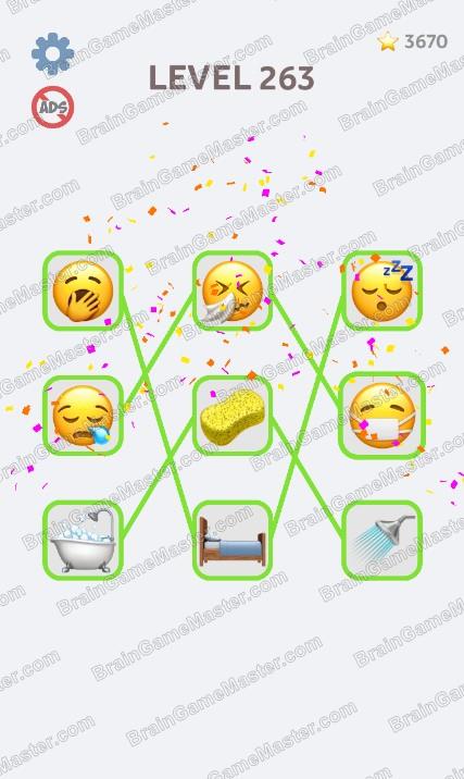 The answer to level 261, 262, 263, 264, 265, 266, 267, 268, 269, and 270 is Emoji Puzzle!