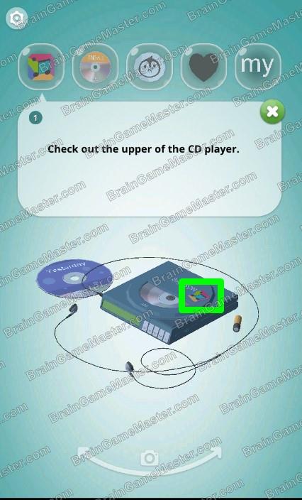 Answer to game FindAll level - CD player