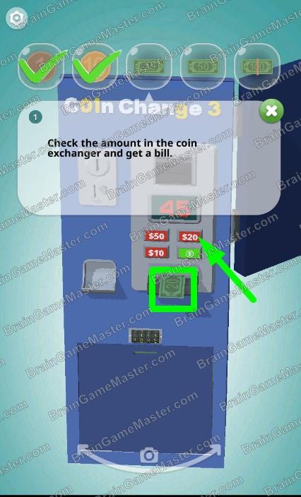 Answer to game FindAll level - Coin changer