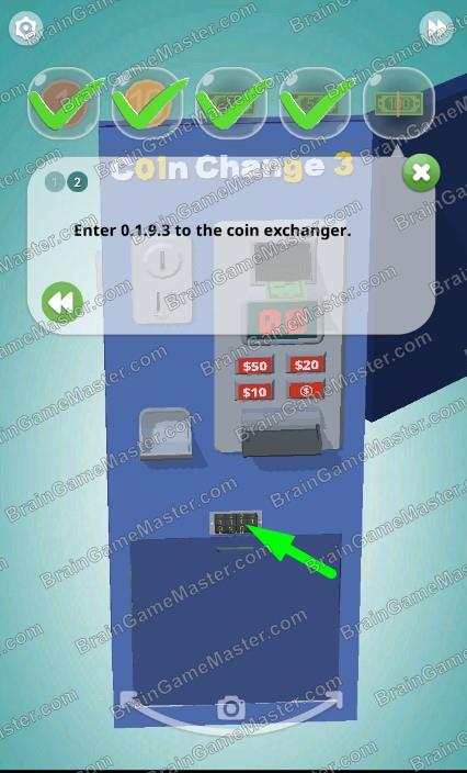 Answer to game FindAll level - Coin changer