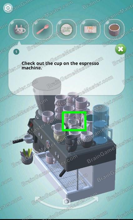 Answer to game FindAll level - Espresso machine