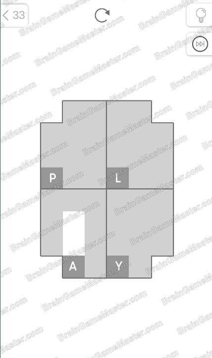 The answer to level 31, 32, 33, 34, 35, 36, 37, 38, 39 and 40 is How to PLAY? a puzzle game