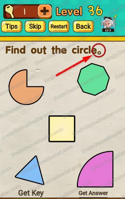The answer to level 31, 32, 33, 34, 35, 36, 37, 38, 39, and 40 is Mr Brain – Trick Puzzle Game