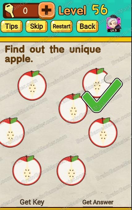 The answer to level 51, 52, 53, 54, 55, 56, 57, 58, 59, and 60 is Mr Brain – Trick Puzzle Game