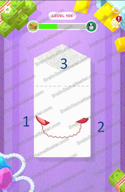 The answer to level 101, 102, 103, 104, 105, 106, 107, 108, 109 and 110 game is Paper Fold