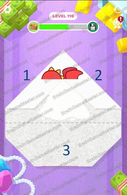 The answer to level 111, 112, 113, 114, 115, 116, 117, 118, 119 and 120 game is Paper Fold