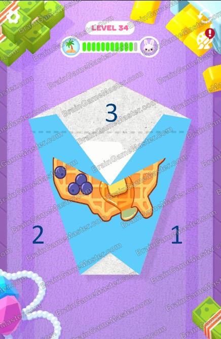 The answer to level 31, 32, 33, 34, 35, 36, 37, 38, 39 and 40 game is Paper Fold