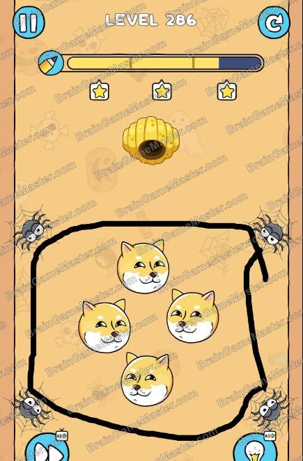 The answer to level 281, 282, 283, 284, 285, 286, 287, 288, 289 and 290 game is Save The Dog