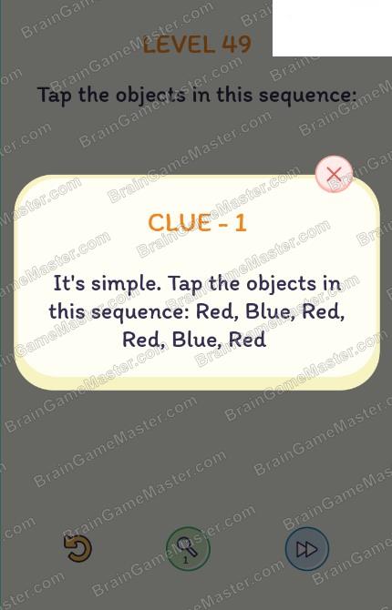 The answer to level 41, 42, 43, 44, 45, 46, 47, 48, 49 and 50 is Smart Brain - Addictive Brain Puzzle Game