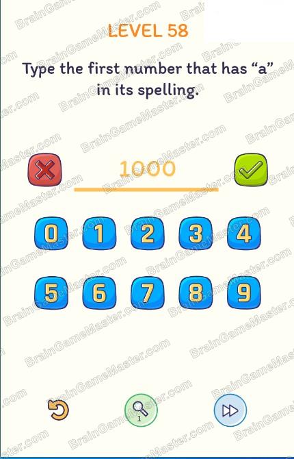 The answer to level 51, 52, 53, 54, 55, 56, 57, 58, 59 and 60 is Smart Brain - Addictive Brain Puzzle Game