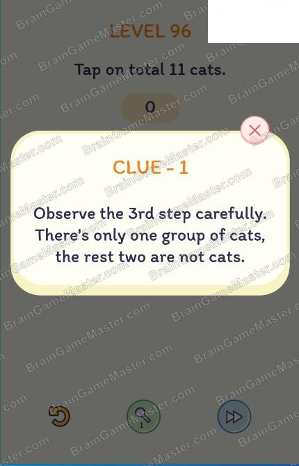 The answer to level 91, 92, 93, 94, 95, 96, 97, 98, 99 and 100 is Smart Brain - Addictive Brain Puzzle Game