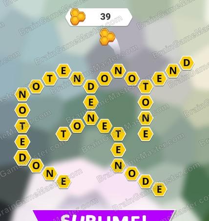 The answer to level 61, 62, 63, 64, 65, 66, 67, 68, 69 and 70 is Spelling Bee - Crossword Puzzle Game