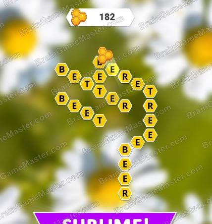The answer to level 91, 92, 93, 94, 95, 96, 97, 98, 99 and 100 is Spelling Bee - Crossword Puzzle Game