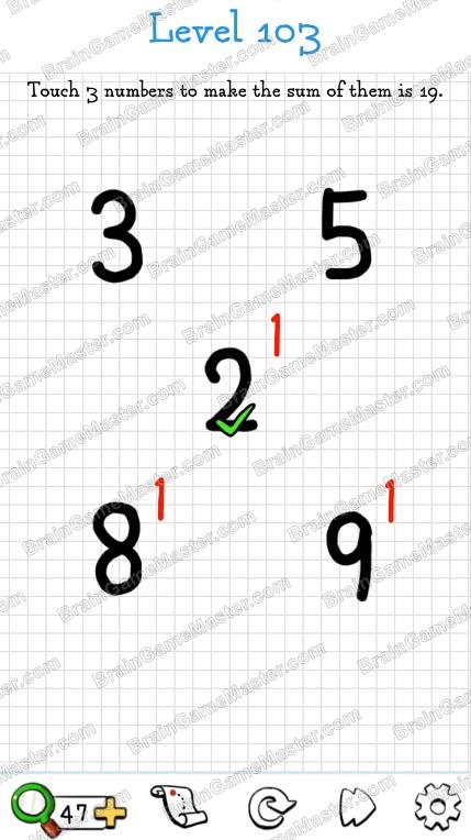 The answer to level 101, 102, 103, 104, 105, 106, 107, 108, 109 and 110 is Train Your Brain – Brain Games – Crazy Puzzles Games 2020