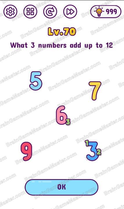 The answer to level 61, 62, 63, 64, 65, 66, 67, 68, 69, and 70 is Tricky Brains